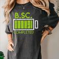 Bsc Completed Bachelor Of Science Graduation 2025 Women's Comfort Colors T-Shirt Pepper