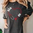BSN RN Nurse Graduation Nursing Essentials BSN Nurses Women's Comfort Colors T-Shirt Pepper