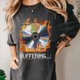 Buffering Glitched CD On Fire 2000s Nostalgia Women's Comfort Colors T-Shirt Pepper Buffering Glitched CD On Fire 2000s Nostalgia Women's Comfort Colors T-Shirt Pepper