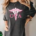 Caduceus Shirt Occupational Therapist Assistant Graduation Women's Comfort Colors T-Shirt Pepper