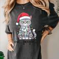 Cat Ew People Adult Humor Introvert Anti-Social Women's Comfort Colors T-Shirt Pepper