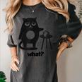 Cat What Humor Introvert Anti-Social Women's Comfort Colors T-Shirt Pepper Cat What Humor Introvert Anti-Social Women's Comfort Colors T-Shirt Pepper