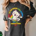 Cat Mom Loves Cats Dad Not In The Mood For People Introvert Women's Comfort Colors T-Shirt Pepper Cat Mom Loves Cats Dad Not In The Mood For People Introvert Women's Comfort Colors T-Shirt Pepper