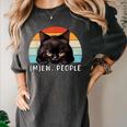 Cat Pun Introvert Anti Social Ew People Kitty Women's Comfort Colors T-Shirt Pepper