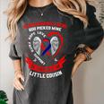 CHD Heart Disease Awareness Shirts In Memory Little Cousin Women's Comfort Colors T-Shirt Pepper CHD Heart Disease Awareness Shirts In Memory Little Cousin Women's Comfort Colors T-Shirt Pepper