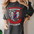 CHD Heart Disease Awareness Shirts In Memory Little Sister Women's Comfort Colors T-Shirt Pepper CHD Heart Disease Awareness Shirts In Memory Little Sister Women's Comfort Colors T-Shirt Pepper