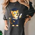 Cheetah Graduation Cute Kindergarten Elementary High School Women's Comfort Colors T-Shirt Pepper