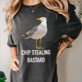 Chip Stealing Seagull Men Women Seaside Holiday Memory Women's Comfort Colors T-Shirt Pepper