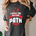 I Chose The Psycho Path School Graduation Women's Comfort Colors T-Shirt Pepper