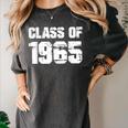 Class Of 1965 High School College Graduation Reunion Women's Comfort Colors T-Shirt Pepper