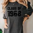 Class Of 1968 High School College Graduation Reunion Women's Comfort Colors T-Shirt Pepper