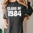 Class Of 1984 High School College Graduation Reunion Women's Comfort Colors T-Shirt Pepper