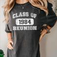 Class Of 1984 Reunion 40th Graduation Classmate Matching Tee Women's Comfort Colors T-Shirt Pepper