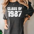 Class Of 1987 High School College Graduation Reunion Women's Comfort Colors T-Shirt Pepper