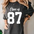 Class Of 1987 Matching Graduation High School Reunion Women's Comfort Colors T-Shirt Pepper