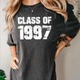 Class Of 1997 High School College Graduation Reunion T-Shirt Women's Comfort Colors T-Shirt Pepper