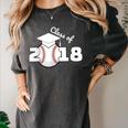 Class Of 2018 Baseball Senior Graduation Shirt Grad Women's Comfort Colors T-Shirt Pepper