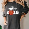 Class Of 2018 Basketball Senior Graduation Shirt Grad Women's Comfort Colors T-Shirt Pepper