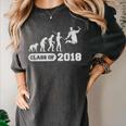 Class Of 2018 Graduation Evolution Women's Comfort Colors T-Shirt Pepper