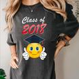 Class Of 2018 Graduation Grad For Her Tee Shirt Women's Comfort Colors T-Shirt Pepper