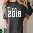 Class Of 2018 Graduation Senior High School College Women's Comfort Colors T-Shirt Pepper