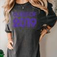 Class Of 2019 High School Graduation Purple Senior Women's Comfort Colors T-Shirt Pepper