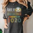 Class Of 2020 Quarantined Seniors Graduation Gift Women's Comfort Colors T-Shirt Pepper