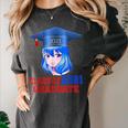 Class Of 2021 Graduate Kawaii Anime Girl School Graduation Women's Comfort Colors T-Shirt Pepper