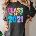 Class Of 2021 Graduation Grow With Me Women's Comfort Colors T-Shirt Pepper