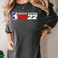 Class Of 2022 Senior Year Gamer Style Graduation For Grad Women's Comfort Colors T-Shirt Pepper