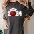 Class Of 2024 Graduation For Him Her Bowling Sports Women's Comfort Colors T-Shirt Pepper