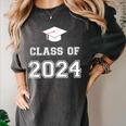 Class Of 2024 Graduation Women's Comfort Colors T-Shirt Pepper
