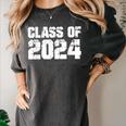 Class Of 2024 High School College Graduation Reunion T-Shirt Women's Comfort Colors T-Shirt Pepper