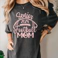 Class Of 2024 Senior Football Graduation Mom Women's Comfort Colors T-Shirt Pepper