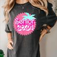 Class Of 2024 Senior Pink Retro Classic Girl Grad Graduation Women's Comfort Colors T-Shirt Pepper
