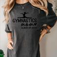 Class Of 2025 Gymnastics Mom Senior Gymnast Graduation Women's Comfort Colors T-Shirt Pepper