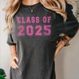 Class Of 2025 High School Graduation Date Graduate T Shirt Women's Comfort Colors T-Shirt Pepper