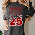 Class Of 2025 Senior 2025 Graduation Red Raglan Baseball Tee Women's Comfort Colors T-Shirt Pepper