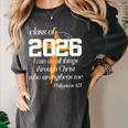 Class Of 2026 Christian Graduation Senior Graduate Women's Comfort Colors T-Shirt Pepper