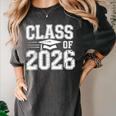 Class Of 2026 Graduation Senior School Pride Women's Comfort Colors T-Shirt Pepper