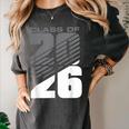 Class Of 2026 High School Senior Graduation Grey Sport Style Women's Comfort Colors T-Shirt Pepper