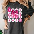 Class Of 2026 Senior Coquette Pink Bow Graduation Family Premium Tri-Blend Women's Comfort Colors T-Shirt Pepper