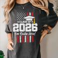 Class Of 2026 Senior Graduation American Flag Senior 2026 Women's Comfort Colors T-Shirt Pepper