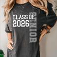 Class Of 2026 Senior 2026 Graduation 2026 Student Kids Women's Comfort Colors T-Shirt Pepper