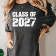 Class Of 2027 High School College Graduation Reunion T-Shirt Women's Comfort Colors T-Shirt Pepper
