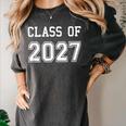 Class Of 2027 Shirt Graduation School Future Graduate Women's Comfort Colors T-Shirt Pepper