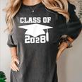 Class Of 2028 T-Shirt School Graduation Pride Tee Women's Comfort Colors T-Shirt Pepper