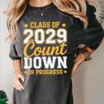 Class Of 2029 Count Down Fun First Day 8th Grade Graduation Women's Comfort Colors T-Shirt Pepper