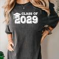Class Of 2029 Senior Graduation 2029 Shirt Women's Comfort Colors T-Shirt Pepper
