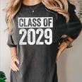 Class Of 2029 Shirt Senior 2029 Graduation Women's Comfort Colors T-Shirt Pepper